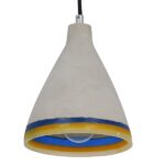 GLOBOSTAR® BEVIN 10001005 Μοντέρνο Κρεμαστό Φωτιστικό Οροφής με Ντουί 1 x E27 AC 220-240V IP20 - Πολύχρωμο - Μ17 x Π17 x Υ20cm - Image 2