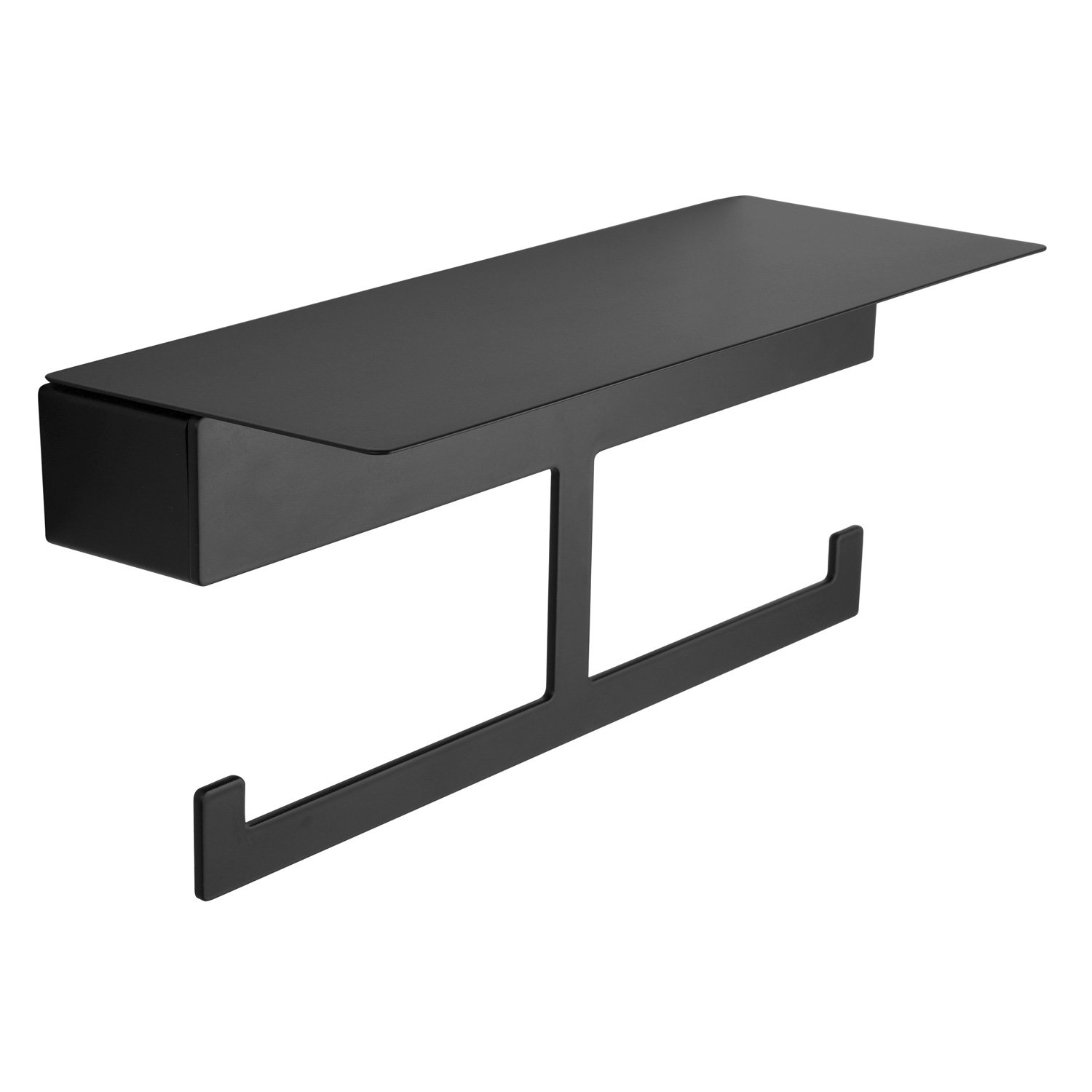 842255_1 Χαρτοθήκη διπλή NEO 8422 55 Μαύρη ματ KARAG - Image 1