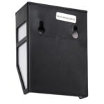 GloboStar® 85708 ΣΕΤ 4 Τεμαχίων Αυτόνομα Ηλιακά Φωτιστικά Τοίχου Μαύρα-Λευκά LED SMD 1W 100lm με Ενσωματωμένη Μπαταρία 600mAh - Φωτοβολταϊκό Πάνελ με Αισθητήρα Ημέρας-Νύχτας Αδιάβροχα IP65 Ψυχρό Λευκό 6000K - Image 7