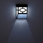 GloboStar® 85708 ΣΕΤ 4 Τεμαχίων Αυτόνομα Ηλιακά Φωτιστικά Τοίχου Μαύρα-Λευκά LED SMD 1W 100lm με Ενσωματωμένη Μπαταρία 600mAh - Φωτοβολταϊκό Πάνελ με Αισθητήρα Ημέρας-Νύχτας Αδιάβροχα IP65 Ψυχρό Λευκό 6000K - Image 9