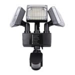 GloboStar® 85711 Αυτόνομος Ηλιακός Προβολέας με Τρεις Περιστρεφόμενες Κεφαλές LED SMD 2835 50W 2500lm με Ενσωματωμένη Μπαταρία 3400mAh - Φωτοβολταϊκό Πάνελ με Αισθητήρα Ημέρας-Νύχτας - PIR Αισθητήρα Κίνησης Αδιάβροχο IP65 Ψυχρό Λευκό 6000K - Image 7