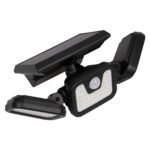 GloboStar® 85713 Αυτόνομος Ηλιακός Προβολέας με Τρεις Περιστρεφόμενες Κεφαλές LED SMD 2835 40W 2000lm με Ενσωματωμένη Μπαταρία 2400mAh - Φωτοβολταϊκό Πάνελ με Αισθητήρα Ημέρας-Νύχτας - PIR Αισθητήρα Κίνησης Αδιάβροχο IP65 Ψυχρό Λευκό 6000K - Image 5