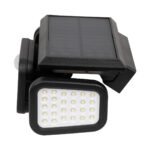 GloboStar® 85713 Αυτόνομος Ηλιακός Προβολέας με Τρεις Περιστρεφόμενες Κεφαλές LED SMD 2835 40W 2000lm με Ενσωματωμένη Μπαταρία 2400mAh - Φωτοβολταϊκό Πάνελ με Αισθητήρα Ημέρας-Νύχτας - PIR Αισθητήρα Κίνησης Αδιάβροχο IP65 Ψυχρό Λευκό 6000K - Image 8