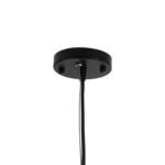 GLOBOSTAR® LILY 01561 Vintage Κρεμαστό Φωτιστικό Οροφής με Ντουί 1 x E27 AC 220-240V IP20 - Μαύρο & Λευκό - Μ90 x Π90 x Υ20cm - Image 10