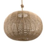 GLOBOSTAR® MANDALA 00732 Boho Κρεμαστό Φωτιστικό Οροφής με Ντουί 1 x E27 AC 220-240V IP20 - Μπεζ - Μ80 x Π80 x Υ60cm - Image 2