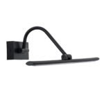 GLOBOSTAR® MIRA 60432 Μοντέρνο Φωτιστικό Τοίχου - Απλίκα Καθρέπτη Μπάνιου LED 12W 1400lm 120° AC 220-240V IP44 Φυσικό Λευκό 4500K - Lumileds SMD Chip & TÜV SÜD Driver - Μαύρο Ματ - Μ60 x Π20 x Υ13cm - 3 Χρόνια Εγγύηση - Image 3