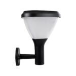 GLOBOSTAR® NATURE 90526 Φωτιστικό Κολωνάκι Κήπου LED 10W 330lm 120° με Ενσωματωμένο Φωτοβολταϊκό Panel 6V 2W & Επαναφορτιζόμενη Μπαταρία Li-ion 3.2V 1800mAh με Αισθητήρα Ημέρας-Νύχτας Αδιάβροχο IP65 Ψυχρό Λευκό 6000K - Γκρι Ανθρακί - Μ26 x Π29 x Υ36cm - 2 Χρόνια Εγγύηση - Image 3