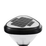 GLOBOSTAR® NATURE 90526 Φωτιστικό Κολωνάκι Κήπου LED 10W 330lm 120° με Ενσωματωμένο Φωτοβολταϊκό Panel 6V 2W & Επαναφορτιζόμενη Μπαταρία Li-ion 3.2V 1800mAh με Αισθητήρα Ημέρας-Νύχτας Αδιάβροχο IP65 Ψυχρό Λευκό 6000K - Γκρι Ανθρακί - Μ26 x Π29 x Υ36cm - 2 Χρόνια Εγγύηση - Image 7