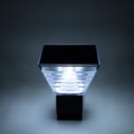 GLOBOSTAR® GRACIOUS 90529 Φωτιστικό Κολωνάκι Κήπου LED 10W 330lm 120° με Ενσωματωμένο Φωτοβολταϊκό Panel 6V 2W & Επαναφορτιζόμενη Μπαταρία Li-ion 3.2V 1800mAh με Αισθητήρα Ημέρας-Νύχτας Αδιάβροχο IP65 Θερμό Λευκό 2700K - Ψυχρό Λευκό 6000K - Γκρι Ανθρακί - Μ29 x Π24 x Υ24cm - 2 Χρόνια Εγγύηση - Image 9