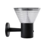 GLOBOSTAR® VEGGIE 90530 Φωτιστικό Κολωνάκι Κήπου LED 10W 330lm 120° με Ενσωματωμένο Φωτοβολταϊκό Panel 6V 2W & Επαναφορτιζόμενη Μπαταρία Li-ion 3.2V 1800mAh με Αισθητήρα Ημέρας-Νύχτας Αδιάβροχο IP65 Ψυχρό Λευκό 6000K - Γκρι Ανθρακί - Μ23 x Π30 x Υ25cm - 2 Χρόνια Εγγύηση - Image 3