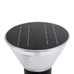 GLOBOSTAR® VEGGIE 90530 Φωτιστικό Κολωνάκι Κήπου LED 10W 330lm 120° με Ενσωματωμένο Φωτοβολταϊκό Panel 6V 2W & Επαναφορτιζόμενη Μπαταρία Li-ion 3.2V 1800mAh με Αισθητήρα Ημέρας-Νύχτας Αδιάβροχο IP65 Ψυχρό Λευκό 6000K - Γκρι Ανθρακί - Μ23 x Π30 x Υ25cm - 2 Χρόνια Εγγύηση - Image 8