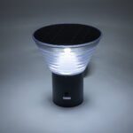 GLOBOSTAR® VEGGIE 90530 Φωτιστικό Κολωνάκι Κήπου LED 10W 330lm 120° με Ενσωματωμένο Φωτοβολταϊκό Panel 6V 2W & Επαναφορτιζόμενη Μπαταρία Li-ion 3.2V 1800mAh με Αισθητήρα Ημέρας-Νύχτας Αδιάβροχο IP65 Ψυχρό Λευκό 6000K - Γκρι Ανθρακί - Μ23 x Π30 x Υ25cm - 2 Χρόνια Εγγύηση - Image 10