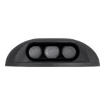 GLOBOSTAR® STEPLUNA 90618 Φωτιστικό Σκαλοπατιού / Διαδρόμου LED 6W 510lm 10° DC 24V Αδιάβροχο IP65 Πολύχρωμο RGB Dimmable DMX512 - Bridgelux SMD Chip - Μαύρο Ματ - Μ12 x Π12 x Υ3cm - 3 Χρόνια Εγγύηση - Image 4