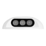 GLOBOSTAR® STEPLUNA 90619 Φωτιστικό Σκαλοπατιού / Διαδρόμου LED 3W 330lm 10° DC 24V Αδιάβροχο IP65 Θερμό Λευκό 2700K Dimmable - Bridgelux SMD Chip - Λευκό Ματ - Μ12 x Π12 x Υ3cm - 3 Χρόνια Εγγύηση - Image 4