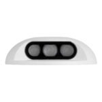 GLOBOSTAR® STEPLUNA 90621 Φωτιστικό Σκαλοπατιού / Διαδρόμου LED 6W 510lm 10° DC 24V Αδιάβροχο IP65 Πολύχρωμο RGB Dimmable DMX512 - Bridgelux SMD Chip - Λευκό Ματ - Μ12 x Π12 x Υ3cm - 3 Χρόνια Εγγύηση - Image 4