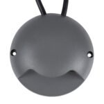 GLOBOSTAR® STEPLUNA 90624 Φωτιστικό Σκαλοπατιού / Διαδρόμου LED 6W 510lm 10° DC 24V Αδιάβροχο IP65 Πολύχρωμο RGB Dimmable DMX512 - Bridgelux SMD Chip - Γκρι Ανθρακί - Μ12 x Π12 x Υ3cm - 3 Χρόνια Εγγύηση - Image 8