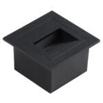 GLOBOSTAR® STEP-MINA 90625 Χωνευτό Αρχιτεκτονικό Φωτιστικό Διαδρόμου/Σκαλοπατιού LED 3W 330lm 30° DC 24V Αδιάβροχο IP65 Θερμό Λευκό 2700K Dimmable - Μαύρο - Μ8.3 x Π8.3 x Υ5cm / Q6.6cm - 3 Χρόνια Εγγύηση - Image 3