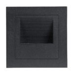 GLOBOSTAR® STEP-MINA 90625 Χωνευτό Αρχιτεκτονικό Φωτιστικό Διαδρόμου/Σκαλοπατιού LED 3W 330lm 30° DC 24V Αδιάβροχο IP65 Θερμό Λευκό 2700K Dimmable - Μαύρο - Μ8.3 x Π8.3 x Υ5cm / Q6.6cm - 3 Χρόνια Εγγύηση - Image 4