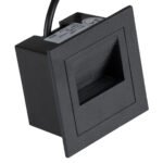 GLOBOSTAR® STEP-MINA 90625 Χωνευτό Αρχιτεκτονικό Φωτιστικό Διαδρόμου/Σκαλοπατιού LED 3W 330lm 30° DC 24V Αδιάβροχο IP65 Θερμό Λευκό 2700K Dimmable - Μαύρο - Μ8.3 x Π8.3 x Υ5cm / Q6.6cm - 3 Χρόνια Εγγύηση - Image 8