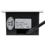 GLOBOSTAR® STEP-MINA 90626 Χωνευτό Αρχιτεκτονικό Φωτιστικό Διαδρόμου/Σκαλοπατιού LED 3W 330lm 30° DC 24V Αδιάβροχο IP65 Θερμό Λευκό 2700K Dimmable - Μαύρο & Λευκό - Μ8.3 x Π8.3 x Υ5cm / Μ6.6 x Π6.6cm - 3 Χρόνια Εγγύηση - Image 6