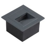 GLOBOSTAR® STEP-MINA 90627 Χωνευτό Αρχιτεκτονικό Φωτιστικό Διαδρόμου/Σκαλοπατιού LED 3W 330lm 30° DC 24V Αδιάβροχο IP65 Θερμό Λευκό 2700K Dimmable - Γκρι Ανθρακί - Μ8.3 x Π8.3 x Υ5cm / Μ6.6 x Π6.6cm - 3 Χρόνια Εγγύηση - Image 3