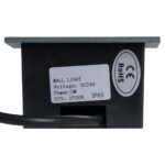 GLOBOSTAR® STEP-MINA 90627 Χωνευτό Αρχιτεκτονικό Φωτιστικό Διαδρόμου/Σκαλοπατιού LED 3W 330lm 30° DC 24V Αδιάβροχο IP65 Θερμό Λευκό 2700K Dimmable - Γκρι Ανθρακί - Μ8.3 x Π8.3 x Υ5cm / Μ6.6 x Π6.6cm - 3 Χρόνια Εγγύηση - Image 6