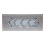 GloboStar® WALLLIGHT-ARINA 90670 Χωνευτό Φωτιστικό Τοίχου LED 6W 660lm 120° DC 24V Αδιάβροχο IP67 Μ17 x Π7 x Υ5.5cm Θερμό Λευκό 3000K - Ανοξείδωτο Ατσάλι - 3 Years Warranty - Image 6