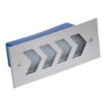 GloboStar® WALLLIGHT-ARINA 90672 Χωνευτό Φωτιστικό Τοίχου LED 6W 720lm 120° DC 24V Αδιάβροχο IP67 Μ17 x Π7 x Υ5.5cm Ψυχρό Λευκό 6000K - Ανοξείδωτο Ατσάλι - 3 Years Warranty - Image 3