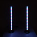 GLOBOSTAR® DIGICOLUMN 90760 Μοντέρνο Επιτραπέζιο Φωτιστικό LED 16W 1280lm 180° DC 5V IP20 RGB Dimmable - Lumileds SMD Chip - Μαύρο - Μ3 x Π3 x Υ45cm - Σετ 2 Τεμαχίων - 2 Χρόνια Εγγύηση - Image 11