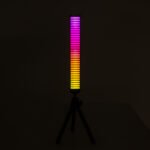 GLOBOSTAR® DIGICOLUMN 90761 Μοντέρνο Επιτραπέζιο Γραμμικό Ψηφιακό Φωτιστικό Digital Pixel Symphony Bar με RF Ασύρματο Χειριστήριο LED 8W 640lm 90° DC 5V με USB 2.0 IP20 Πολύχρωμο RGB Dimmable - Μαύρο - Μ3.4 x Π2.5 x Υ122cm - 2 Χρόνια Εγγύηση - Image 12