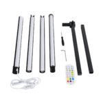 GLOBOSTAR® DIGICOLUMN 90763 Μοντέρνο Επιδαπέδιο Γραμμικό Ψηφιακό Φωτιστικό Digital Pixel Symphony Bar με RF Ασύρματο Χειριστήριο LED 16W 1280lm 180° DC 5V με USB 2.0 IP20 Πολύχρωμο RGB Dimmable - Μαύρο - Φ3 x Υ165cm - 2 Χρόνια Εγγύηση - Image 12