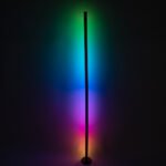 GLOBOSTAR® DIGICOLUMN 90764 Μοντέρνο Επιδαπέδιο Γραμμικό Ψηφιακό Φωτιστικό Digital Pixel Symphony Bar με RF Ασύρματο Χειριστήριο LED 16W 1280lm 180° DC 5V με USB 2.0 IP20 Πολύχρωμο RGB Dimmable - Μαύρο - Φ3 x Υ165cm - 2 Χρόνια Εγγύηση - Image 11