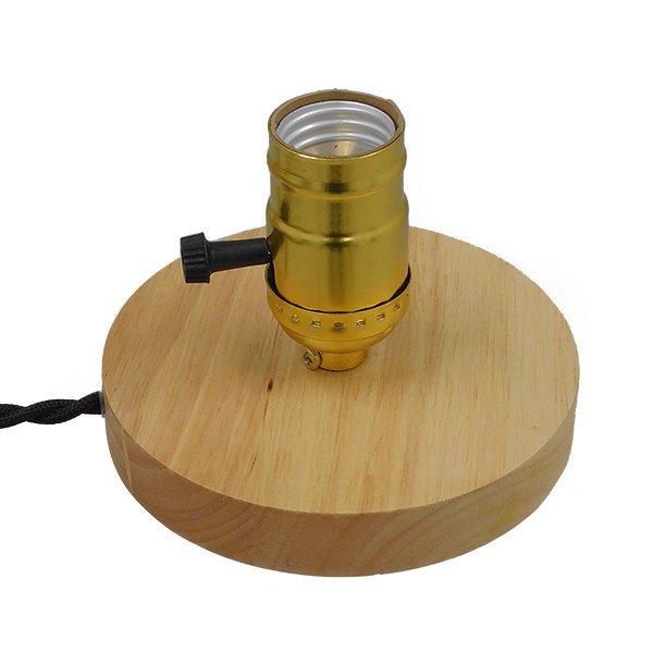 91047_0 GLOBOSTAR® NOX 91047 Μοντέρνο Επιτραπέζιο Φωτιστικό Πορτατίφ με Ντουί 1 x E27 AC 220-240V IP20 - Μπεζ & Χρυσό - Μ12 x Π12 x Υ10.6cm - Image 1