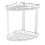 Καλάθι γωνιακό σχαρωτό RETI 963777 66 Λευκό ματ KARAG 21x21x27cm