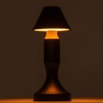 GloboStar® LUNNA 76478 Επαναφορτιζόμενο Επιτραπέζιο Φωτιστικό Πορτατίφ LED 1.5W 105lm 120° DC 5V IP44 CCT Ultra Θερμό 1500K - Φυσικό Λευκό 4500K - Ψυχρό Λευκό 6000K Dimmable Ασημί Πλαστικό - Μ9 x Π9 x Υ23cm - 2 Χρόνια Εγγύηση - Image 9