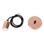 GLOBOSTAR® DOUITO 99422 Μοντέρνο Κρεμαστό Φωτιστικό Οροφής με Ντουί 1 x E27 AC 220-240V IP20 - Χάλκινο - Μ4 x Π4 x Υ110cm - Image 5