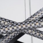 GLOBOSTAR® DIAMOND TRIO 61140-DECO Μοντέρνο Κρεμαστό Φωτιστικό Οροφής LED 150W 18379lm 360° AC 220-240V IP20 Ρυθμιζόμενο Λευκό CCT με Χειριστήριο από 2700K έως 6000K Dimmable - Lumileds SMD Chip - Μαύρο Ματ - Μ100 x Π100 x Υ100cm - 3 Χρόνια Εγγύηση - Image 4