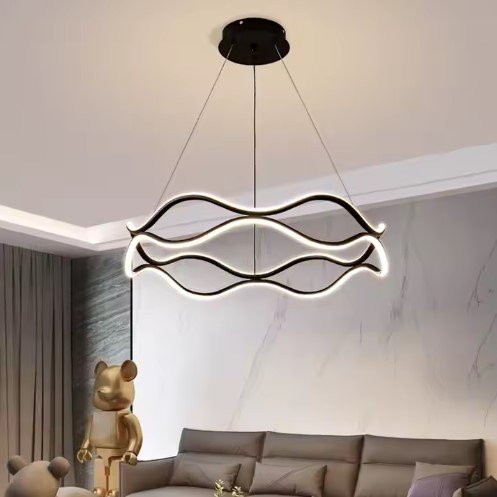 ABER SE LED 60 ABER PENDANT BLACK 62W 3CCT 60x100cm IP20 220V 2 YEARS WARRANTY - Image 1