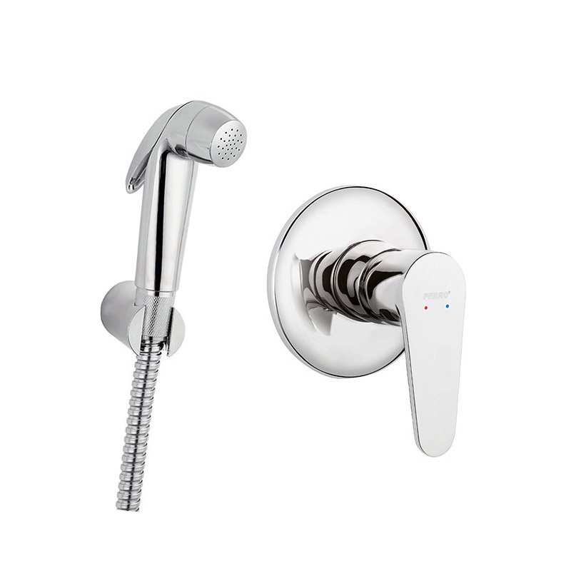 BAG7PA-SET1_4 Μίκτης ντους 1 εξόδου με σετ ντουζάκι ALGEO BAG7PA-SET1 FERRO - Image 1