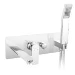 Μπαταρία λουτρού εντοιχισμού ALGEO SQUARE BAQ11P FERRO