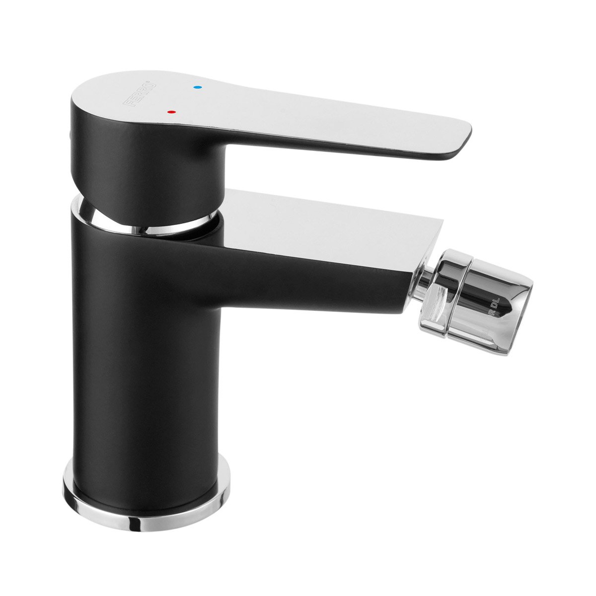 BDR6BLC_1 Μπαταρία μπιντέ Black/Chrome ADORE BDR6BLC FERRO - Image 1