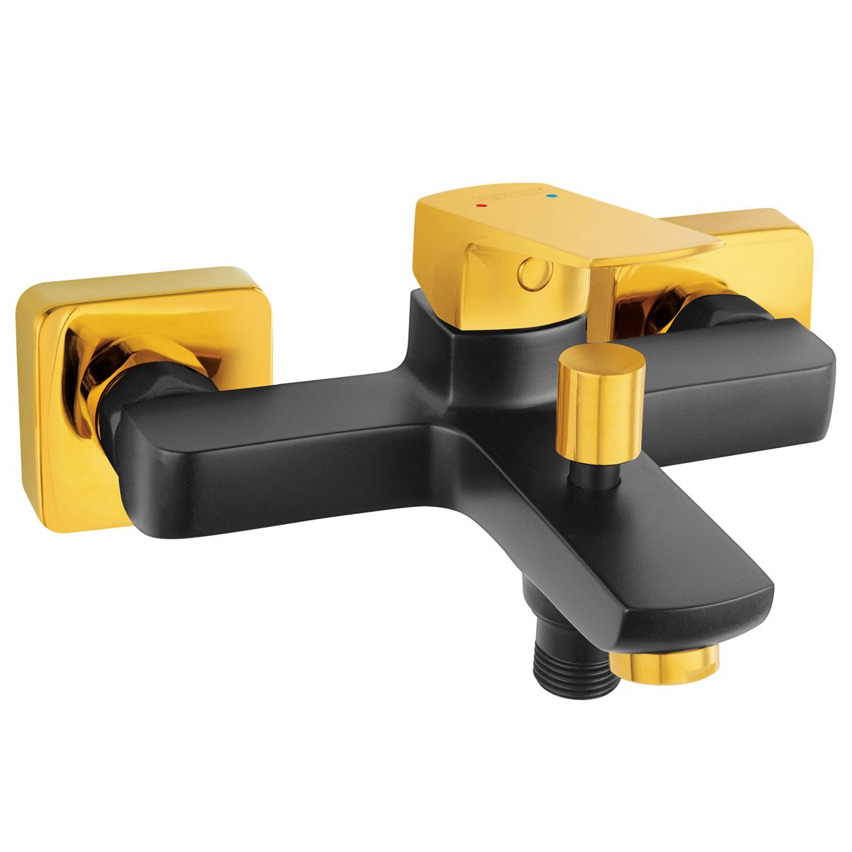 BVI1VLBLG_1 Μπαταρία λουτρού VITTO Black-Gold BVI1VLBLG FERRO - Image 1