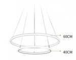 SE LED 60 STELINA PENDANT BLACK 60-40cm 47W 3CC IP20 220V 2 YEARS WARRANTY Β2 - Image 2