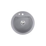 Νεροχύτης κουζίνας γκρι DRGM1/51GA FERRO Ø51cm