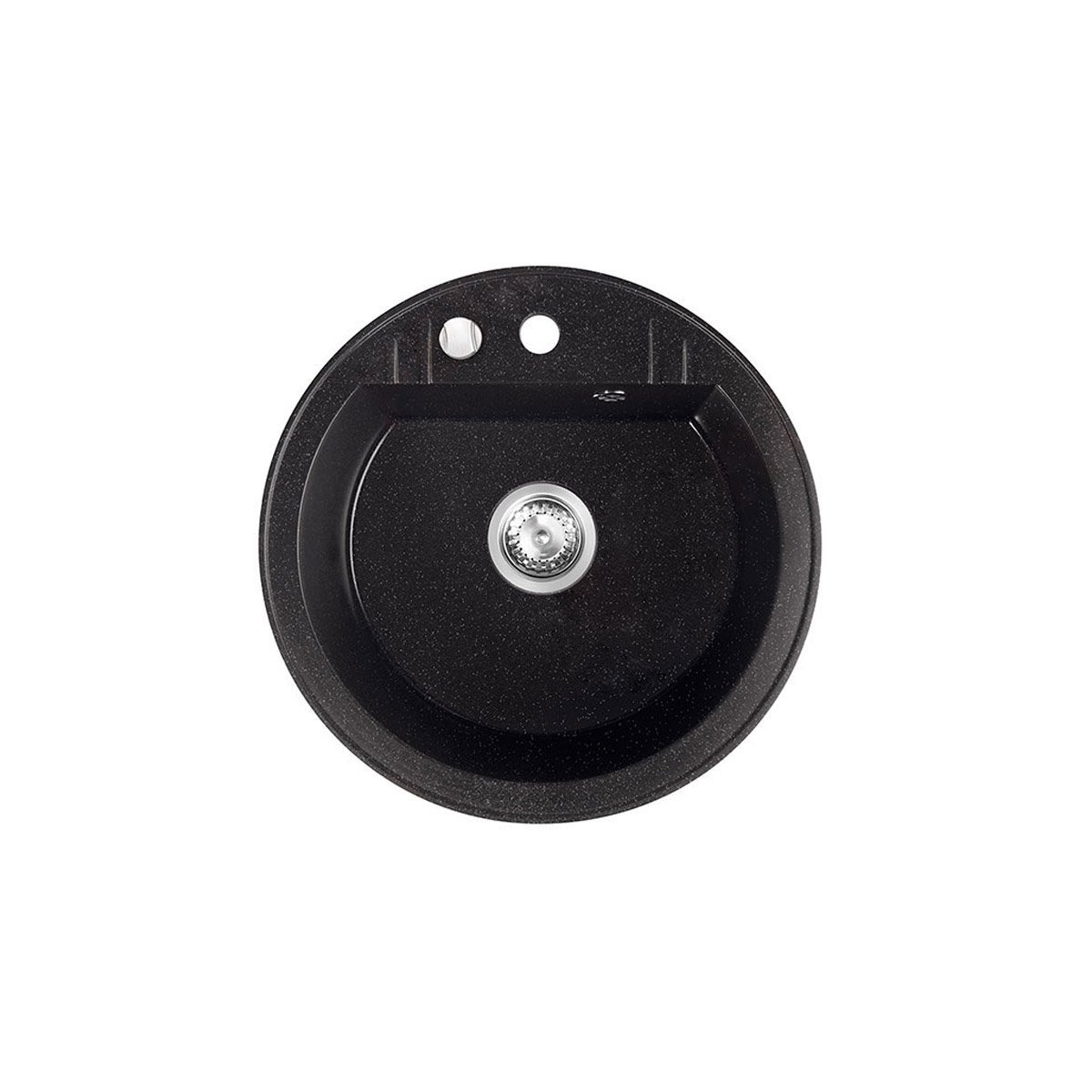 DRGM151HA_3 Νεροχύτης κουζίνας γραφίτη λαμπερό DRGM1/51HA FERRO Ø51cm - Image 1