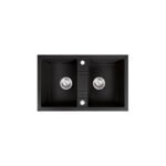 Νεροχύτης κουζίνας γραφίτη DRGM2/48/78BA FERRO 78x48cm