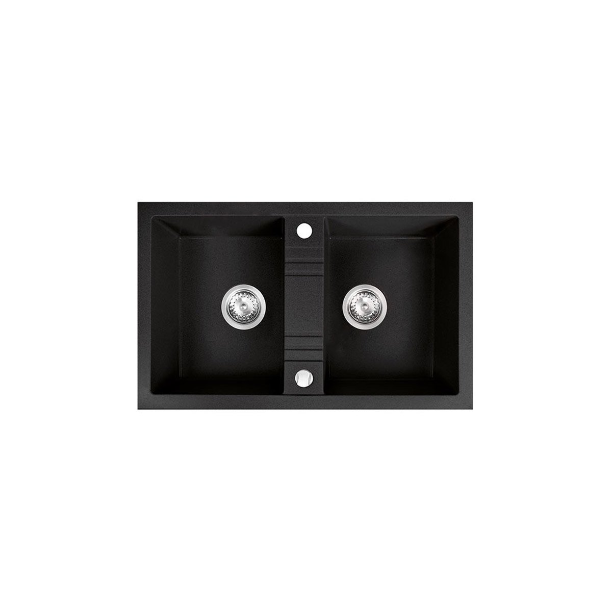 DRGM24878BA Νεροχύτης κουζίνας γραφίτη DRGM2/48/78BA FERRO 78x48cm - Image 1