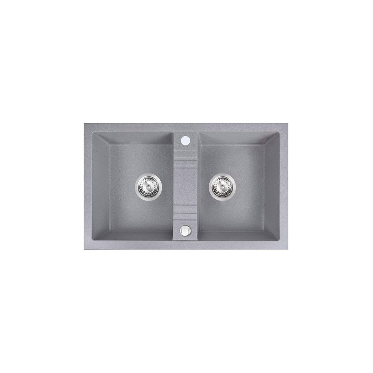 DRGM24878GA Νεροχύτης κουζίνας γκρι DRGM2/48/78GA FERRO 78x48cm - Image 1