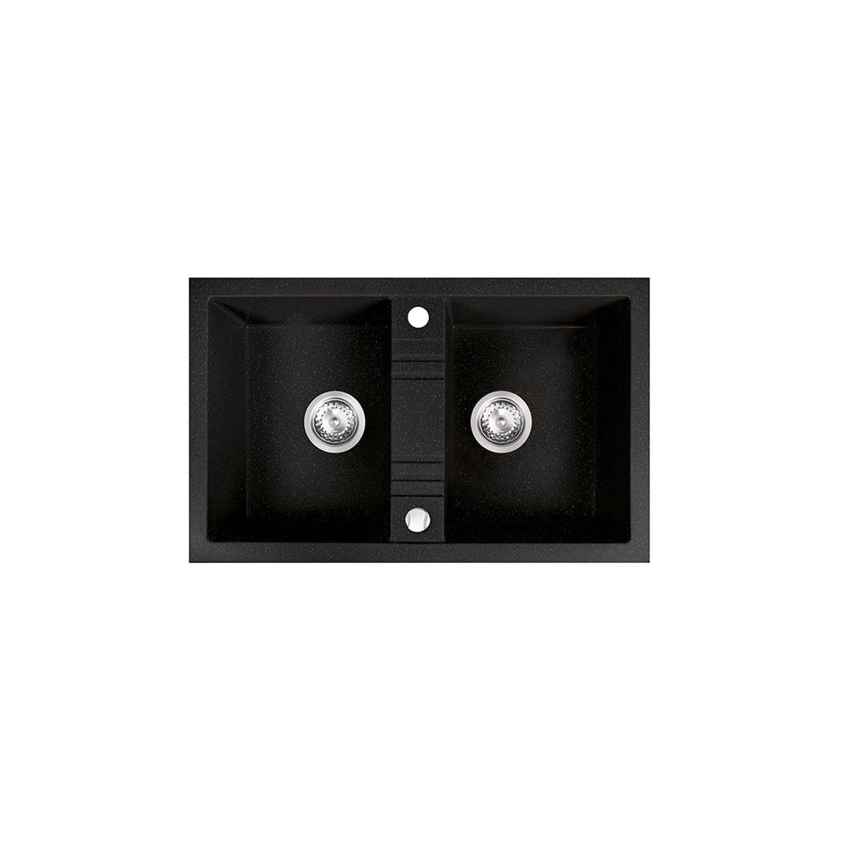 DRGM24878HA Νεροχύτης κουζίνας γραφίτη λαμπερό DRGM2/48/78HA FERRO 78x48cm - Image 1