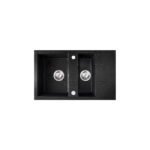 Νεροχύτης κουζίνας γραφίτη λαμπερό DRGM3/48/79HA FERRO 79x48cm